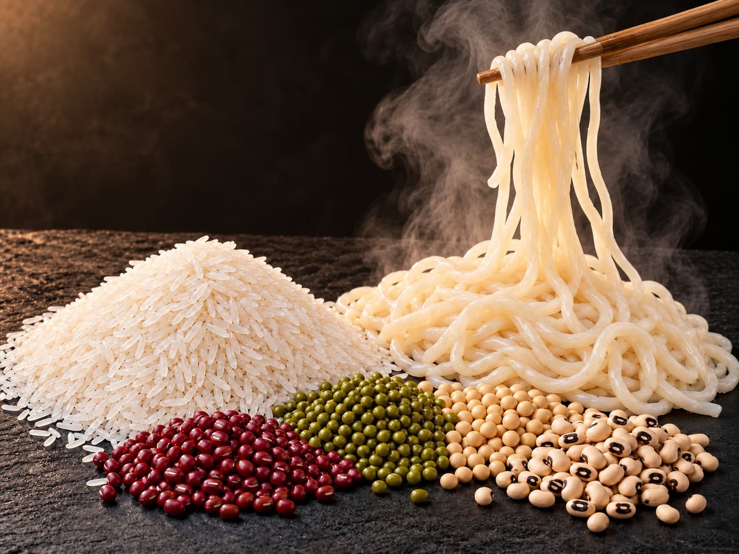 Rice, Noodles & Beans