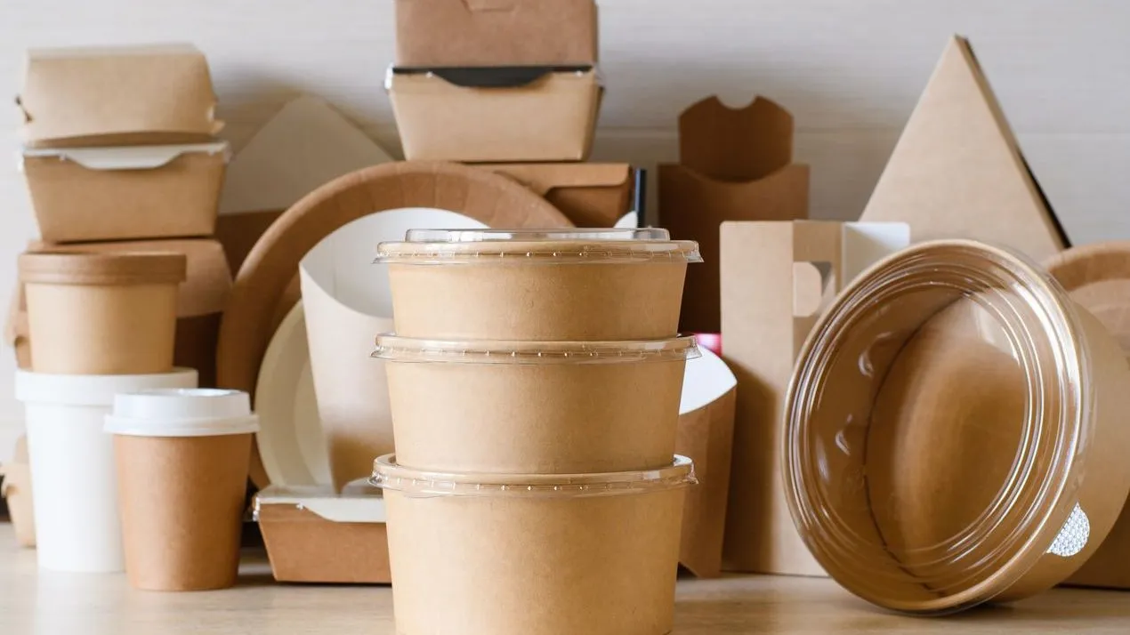Custom printed takeaway containers
