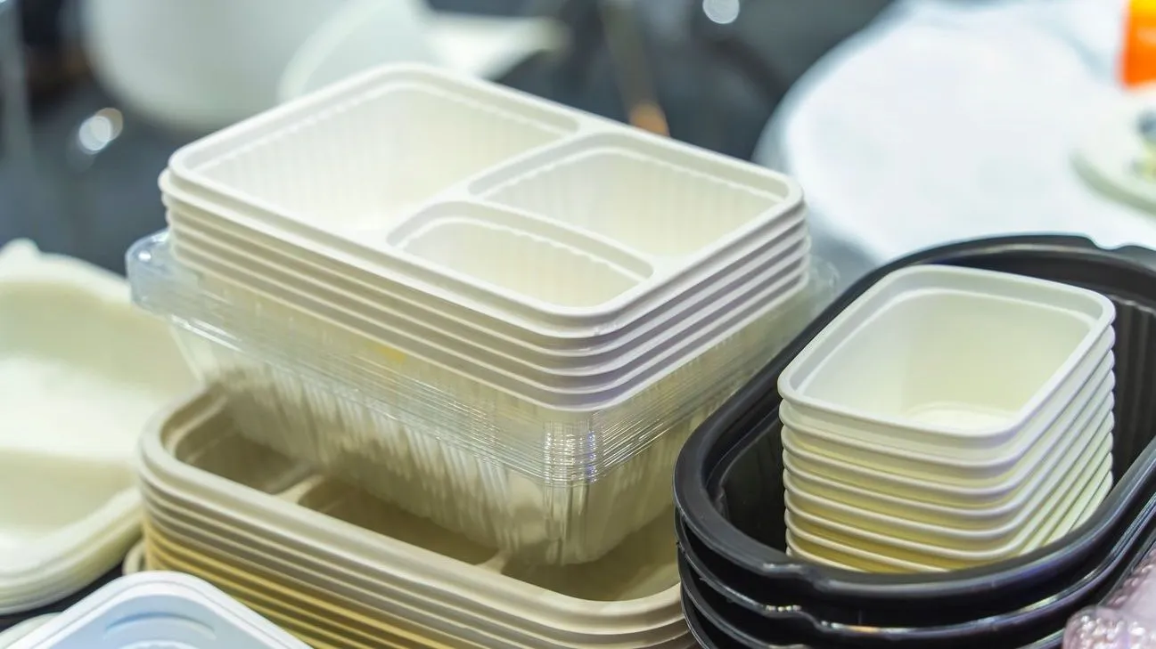 Printed food containers for takeaway restaurants